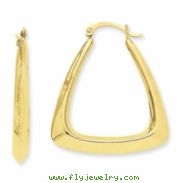 14k Fancy Hoop Earrings