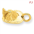 14k Fireman's Hat Charm