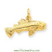 14k Fish Charm