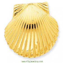 14k Fits up to 10mm & 8mm Medium Scallop Shell Slide