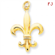 14k Fleur de lis Charm