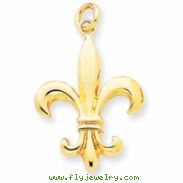 14k Fleur de lis Charm