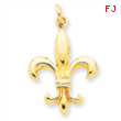 14k Fleur de Lis Charm