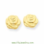 14k Flower Post Earrings