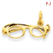 14k Glasses Charm