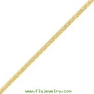 14K Gold  4.1mm Semi-Solid Anchor Chain
