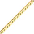 14K Gold  5.75mm Beveled Curb Chain