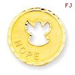 14K Gold  Angel Hope Pendant