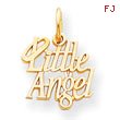 14K Gold  Little Angel Charm