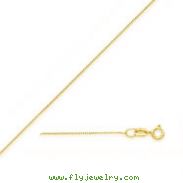 14K Gold 0.5mm Box Chain