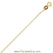 14K Gold 0.5mm Box Chain