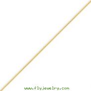 14K Gold 0.8mm Cable Chain
