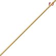 14K Gold 0.9mm Round Snake Chain
