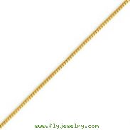 14K Gold 0.9mm Solid Polished Franco Chain