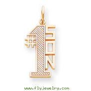 14K Gold #1 Son Charm