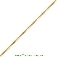 14K Gold 1.1mm Box Chain