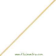 14K Gold 1.1mm Solid Polished Spiga Bracelet