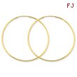 14K Gold 1.25x47mm Endless Hoop Earring