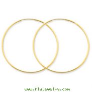 14K Gold 1.25x47mm Endless Hoop Earring