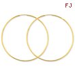 14K Gold 1.25x54mm Endless Hoop Earring