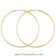 14K Gold 1.25x57mm Endless Hoop Earring