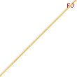 14K Gold 1.3mm Cable Chain