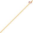 14K Gold 1.5mm Cable Chain