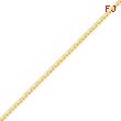 14K Gold 1.8mm Diamond Cut Cable Chain