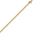 14K Gold 1.8mm Flat Wheat Bracelet