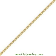 14K Gold 1.8mm Flat Wheat Bracelet