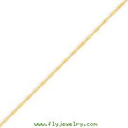 14K Gold 1mm Singapore Chain