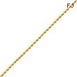 14K Gold 2.0mm Supreme Value Rope Bracelet