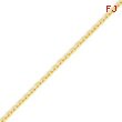 14K Gold 2.2mm Diamond Cut Cable Chain