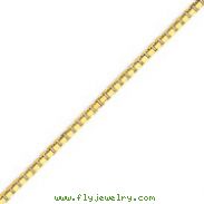 14K Gold 2.5mm Box Chain