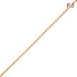 14K Gold 2.75mm Diamond-Cut Quadruple Rope Chain