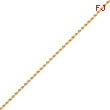 14k Gold 2mm Diamond-Cut Rope With Lobster Clasp Chain