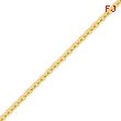 14K Gold 3.2mm Cable Chain