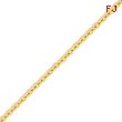 14K Gold 3.2mm Cable Chain