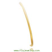 14K Gold 3mm Diamond Cut Tube Bangle Bracelet