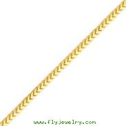 14K Gold 3mm Franco Bracelet