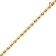 14K Gold 3mm Handmade Regular Rope Chain