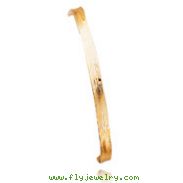14K Gold 4.75mm Diamond-Cut Concave Hinged Bangle Bracelet