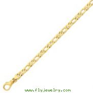 14K Gold 4.8mm Polished Fancy Link Bracelet