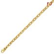 14K Gold 5.6mm Polished Fancy Link Bracelet