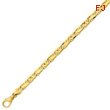 14K Gold 5.75mm Polished Fancy Link Bracelet