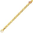 14K Gold 5.75mm Polished Fancy Link Bracelet