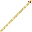 14K Gold 5.85mm Semi-Solid Anchor Chain