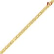 14K Gold 5.85mm Semi-Solid Anchor Chain