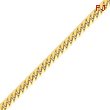 14K Gold 6.25mm Domed Curb Chain