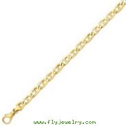 14K Gold 6.2mm Polished Fancy Link Bracelet